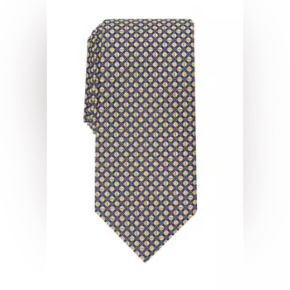NWT Perry Ellis Men's Dexter Neat‎ Tie Green Regular